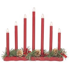 Karácsonyi díszvilágítás gyertyatartó